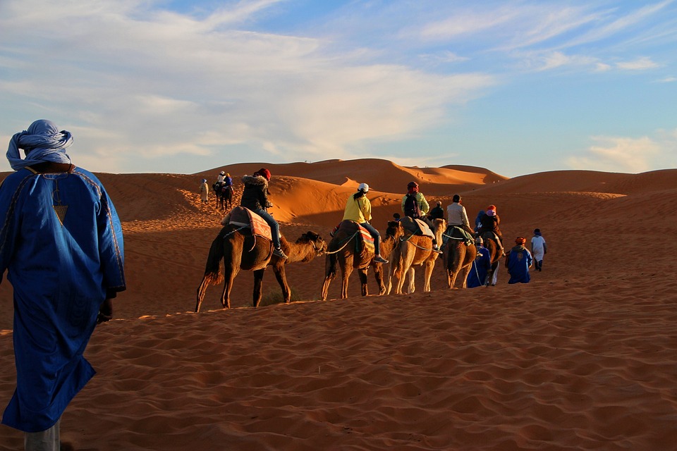Visite du désert du Maroc en chameau